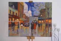 Gail-Collings-Copy-Of-Montmartre-By-Cortez-Oil-On-CanvasPOA