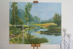 Gail-Collings-The-Lazy-River-Original-By-Shishkin-Oil-On-CanvasPOA