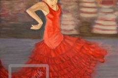 Gail-Collings-Spanish-dancer-SOLD-Oil-on-canvas-2014