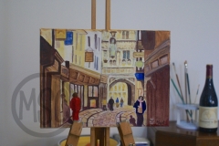 Martin Collings - Cathedral Gate Canterbury - £75 (Acrylic on canvas, 2013)